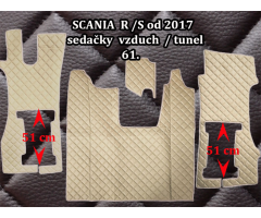 SCAN R (61) R 2018  sedadlo spol.vzduch prošívané černé